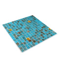 Mosaic Blues Swimming Pool Glass Floor Tiles