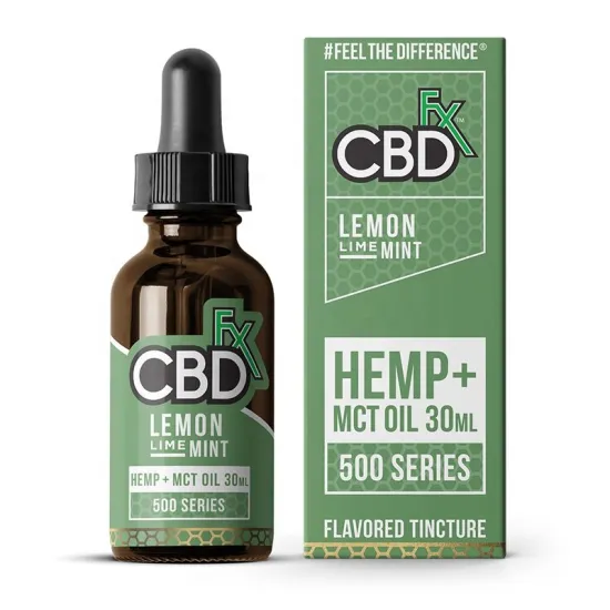 Custom Printed CBD Hemp Tincture Dropper Bottle Box