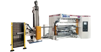 Automatic Shaft Clamping Slitter with Inverter Control