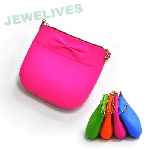 Colorful Ladies Silicone Chain Bag &amp; Fashion Bags 