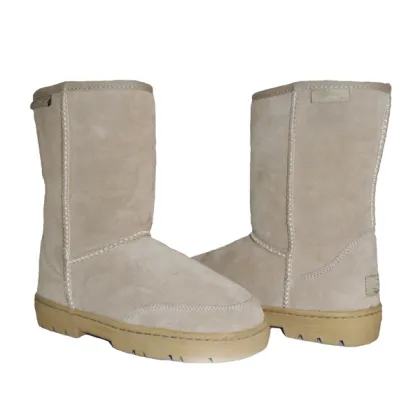 Waterproof winter wide width snow boots for men