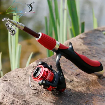 Derbyska Carbon Fiber Fishing Rod Set: 1.4m Ice Fly Bait Fishing Plate, Child-Sized Parent-Child Suit