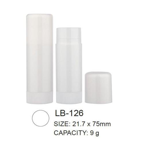 Στρογγυλή Άδεια Συσκευασία Συσκευασίας για Lip Balm