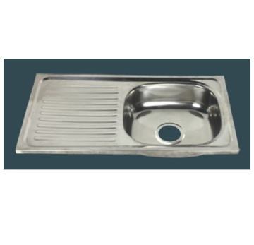 Ss201 750*400*140 Single Bowl Kitchen Sink Sy-7540