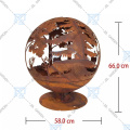 Death Star Design Metal Sphere Ball Fire Ball