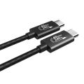 240W snabbladdning dubbel slutade USB C -kabel