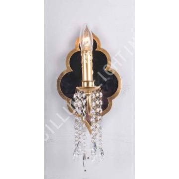Vintage lighting fixtures 1 light glass iron wall lamp sconces GS
