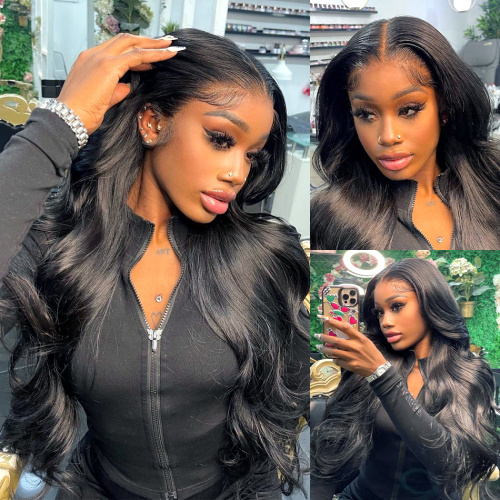 HD Transparent Body Wave Lace Front Wig Brazilian13x4 13x6 Lace Front Human Hair Wigs Pre Plucked For Women 5x5 Closure Wig