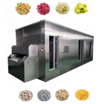 High Quality 500kg-1000kg IQF Tunnel Freezer for Frozen Potato Chips and French Fries