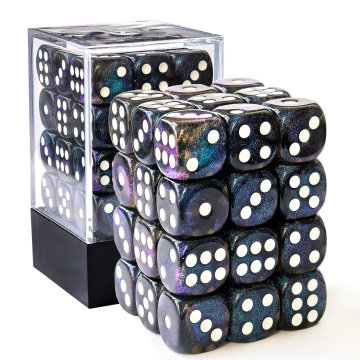 Bescon Moonstone 12mm 6 Sided Dice 36 in Brick Box, Semi Translucent Shimmery, 12mm Six Sided Die (36) Block of Moonstone Dice