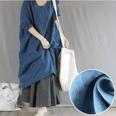 wholesale indian cotton linen mesh fabric for clothing