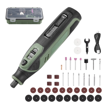 5-Speed Mini Drill Grinder: A Comprehensive Dremel 4V Rotary Tool Kit for DIY Crafts with 5000-25000rpm Engraving Pen