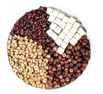 High-Quality Organic Tea: Coix Seed, Red Pea, Gorgon Seed, and Tuckahoe