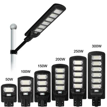 Solar Street Lamp: High Lumen, Induction Motion Sensor, Waterproof, Outdoor LED Garden Light