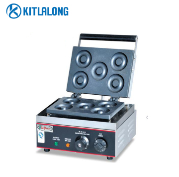 Commercial Automatic Waffle Machine 6 Grids Electric Donut Maker