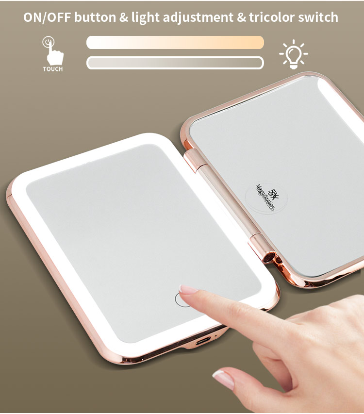 Pink Compact Mirror