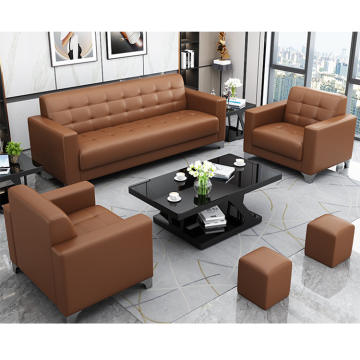 European Style Reclinable 3 Seater Modern Fabric Leather Tufted Sectional Sofa