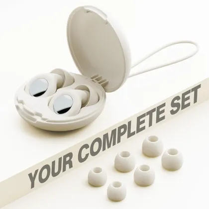 Soft Reusable Hearing Protection Ear Plugs for Sleep - Noise Reduction Ear Plugs