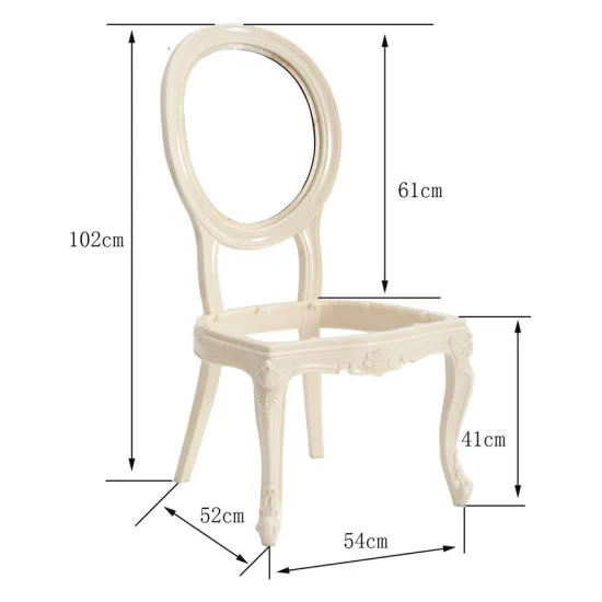 plastic gas assisted chair mould