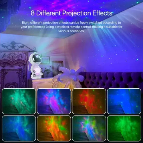 Лампа галактики астронавта: свет для расслабления домашнего релаксации