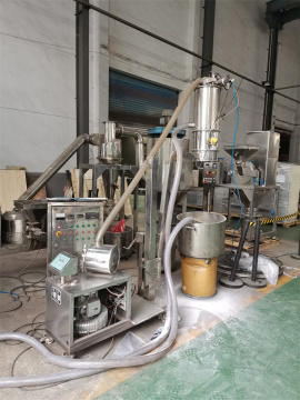 Transportador de vacío neumático de granules de alimentos en polvo