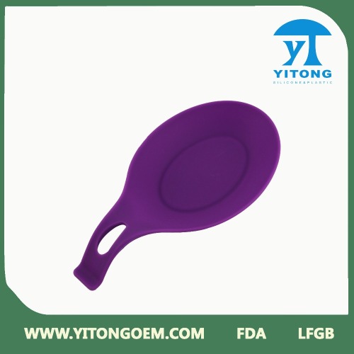 Lowest price multifunctional LFGB standard silicone soup spoon rests