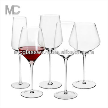Wholesale Handmade Long Stem Unique Crystal Wine Glass