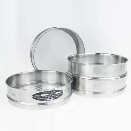 Customized Laboratory Solid-Liquid Separation Metal Perforated Plate Test Sieve