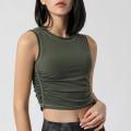 Women sport dance crop top