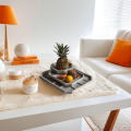 Moderne minimalistische geometrische Betonschalen -Set