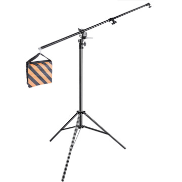 Studio Tripod LED Photo Studio lampe Studio avec double bras et support de sac de sable