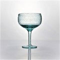 Hand Blown Bubbled Glass Champagne Glass