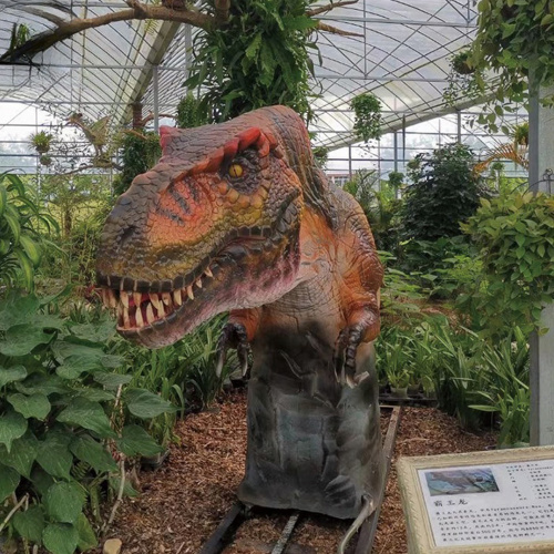 Lifelike T-Rex Animatronic for Tourist Spots