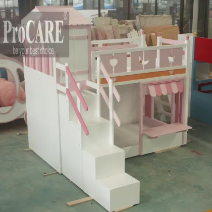 ProCARE Modern Solid Wood Children Bunk Bed