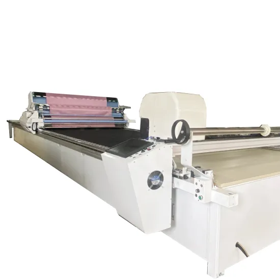 High Efficient Time Saving Fabric Spreading and Cutting Machine with Adsorption System" 

However, if you're looking for a more concise title for a search engine, you might consider:

"Efficient Fabric Spreading and Cutting Machine with Adsorption