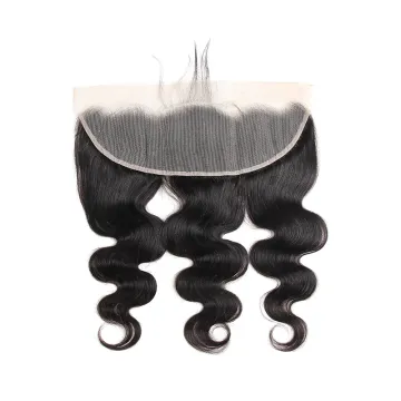 Wholesale 8- 22" Body Wave 4X4 Frontal Swiss Hd 13X4 13X6 Lace Frontal Raw Virgin Hair With Baby Hair Transparent Frontal 13X4