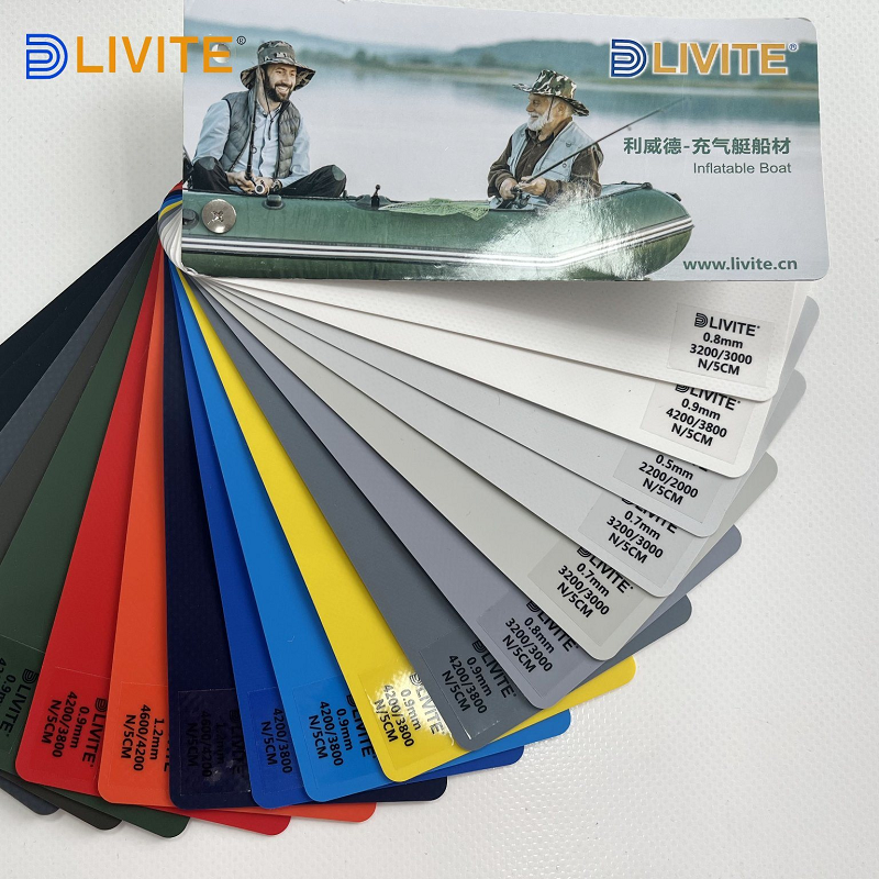 Livite 1200GSM PVC матадан жасалған қайықтардан жасалған материал