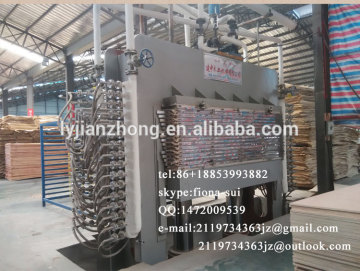 plywood heat press/plywood production line/hydraulic hot press machine