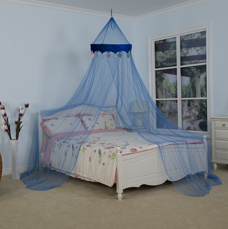 Hanging Wool Stars Mosquito Net Bed Canopy