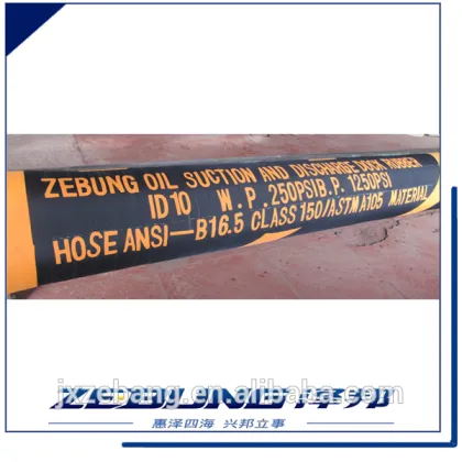 marine floating barge oil suction and delivery hose