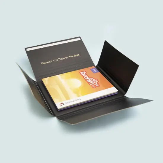 Customize printing high glossy pink A4 book boxes