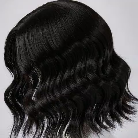 Dark Brown Water Wave Lace Front Wig