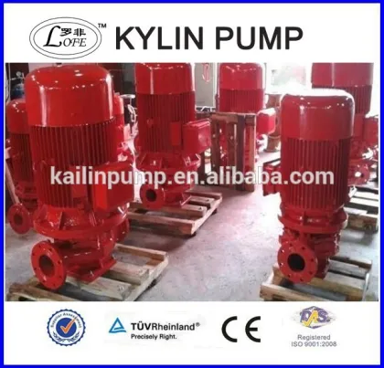 XBD vertical inline fire pumps /fire fighting pump /centrifugal fire pump