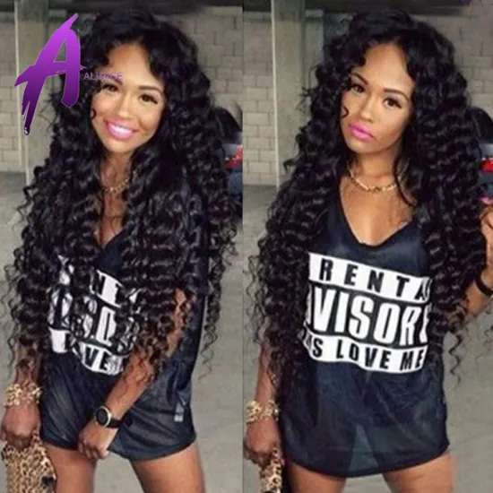 7A Virgin Indian Curly Hair,Indian Real Hair Deep Wave 100 Percent Indian Remy Human Hair Extension