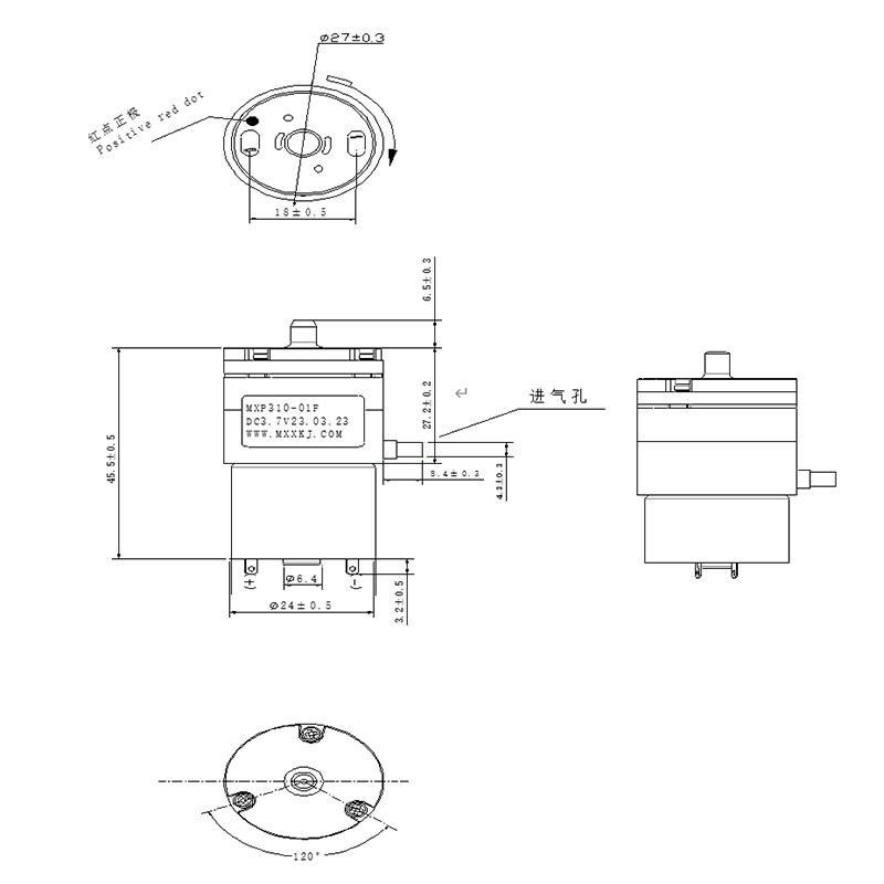 Miniature DC Vacuum Pump