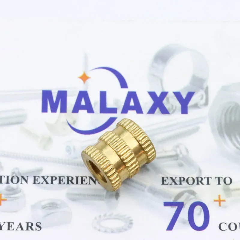 Customizable Knurled Brass Nuts and Screws for Precision Fastening