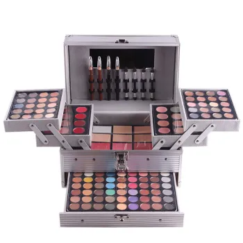 Professional Makeup Box: Multifunctional Cosmetic Bag & Eyeshadow Palette for Artists