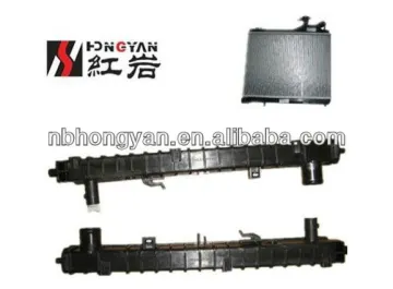 Auto radiator plastic tank for Partner Peugeot