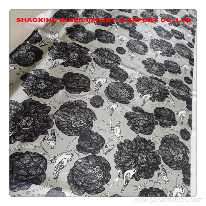 wholesale flower chiffon printed fabric textiles