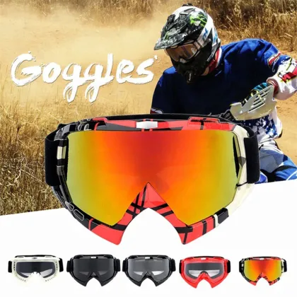High Quality Dustproof Custom Logo Motorcycle Glasses - Anti-Scratch & Affordable Prescription Options
